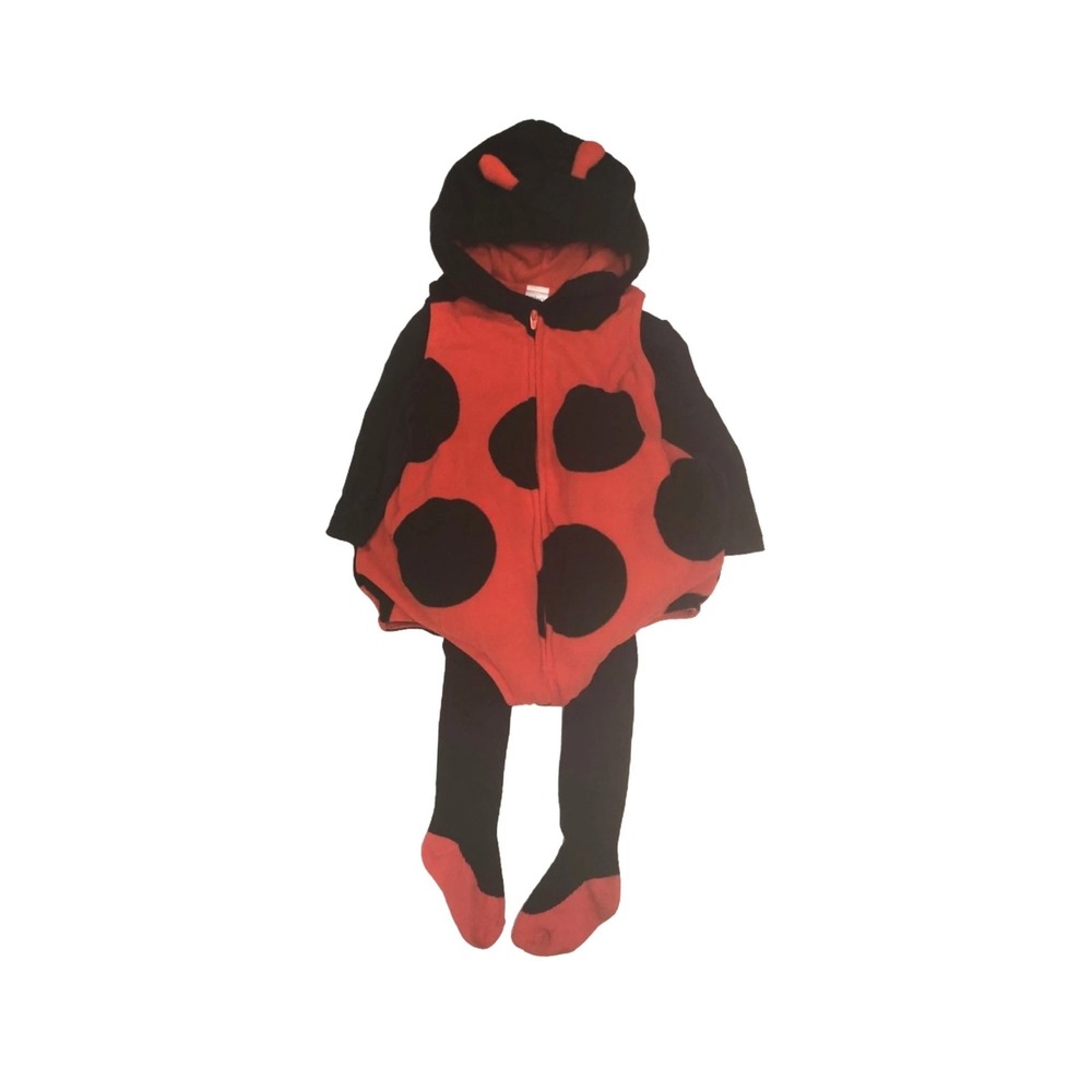 Carters 6-9M Baby Halloween Costume Ladybug Outfit 3 Piece Set Infant - Picture 6 of 7
